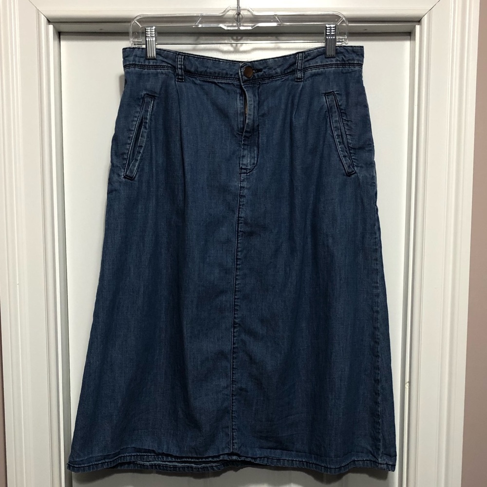 Denim Aline Skirt